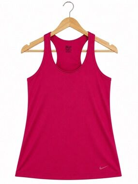 Nike Dri-FIT Racerback Tank Top | Pink | Women’s Small | Athletic Workout